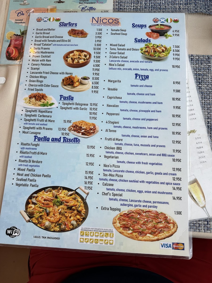 Menu Nico's Tex Mex-1